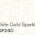 3M Scotchprint Wrap Film Series 2080 - 2080-GP240 Gloss White Gold Sparkle