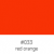 ORACAL 8300 Translucent Cal - 33 Red Orange